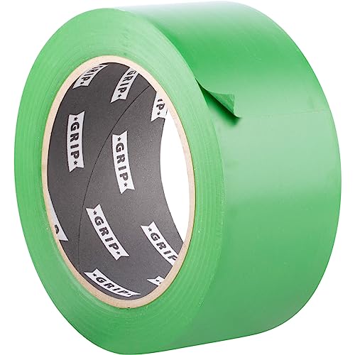 PVC Klebeband, einfarbig, Grün, 50 mm x 33 m, PVC Band selbstklebend, GRIP Eventbasics GT 802 von GRIP Eventbasics