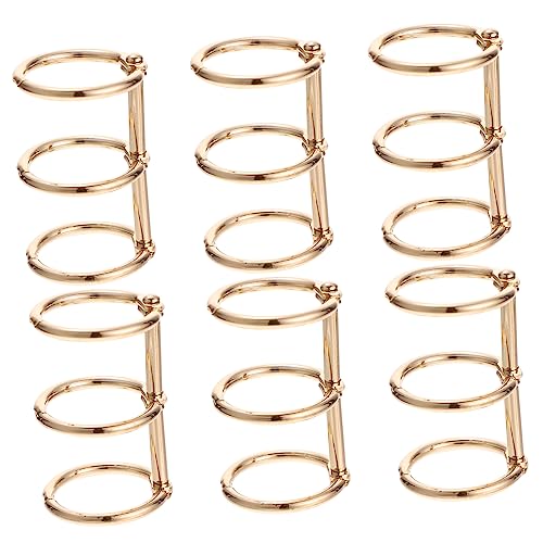 Binder 6 Stück Loseblattordner Notizblock Clip Glatt Binder 6 Stück Loseblattordner Notizblock Clip Glatt von GRIRIW