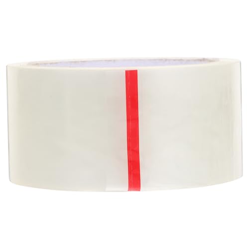 GRIRIW 1 Rolle Transparentes Paketklebeband Robustes und Starkes Klebeband für Büro und Transport Breit für Kartonversiegelung und Verpackung von GRIRIW