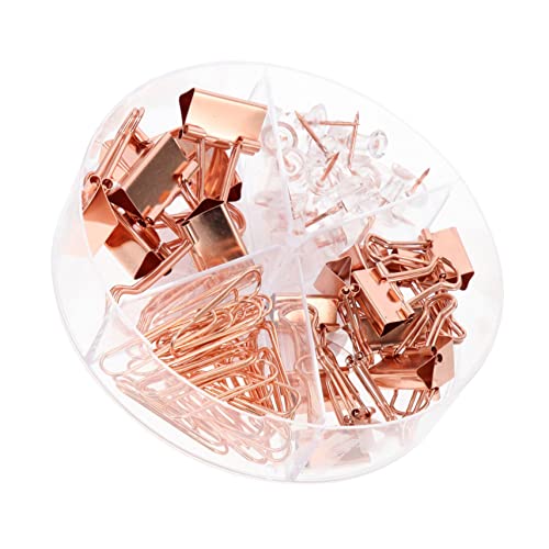 GRIRIW 1 Satz Mappe clipboard büroorganisation büroklammern set Büroklammerbox document holder statiko Reißzwecken aus Eisen Büromaterial sortieren Daumennägel Briefpapierclips Rose Gold GRIRIW 1 Satz Mappe clipboard büroorganisation büroklammern set Büroklammerbox document holder statiko Reißzwecken aus Eisen Büromaterial sortieren Daumennägel Briefpapierclips Rose Gold von GRIRIW