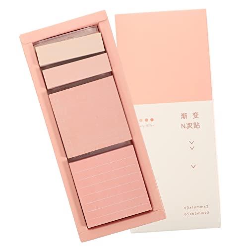 GRIRIW 1 Schachtel Haftnotiz Pads Schreibwaren Dekorativ Schreibtisch Memo-Notizblöcke erinnerungsbuch büroradio notizklotz Seitenmarkierungen für Schüler Schulklebestreifen Papier Rosa GRIRIW 1 Schachtel Haftnotiz Pads Schreibwaren Dekorativ Schreibtisch Memo-Notizblöcke erinnerungsbuch büroradio notizklotz Seitenmarkierungen für Schüler Schulklebestreifen Papier Rosa von GRIRIW