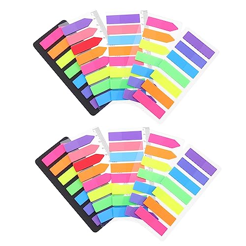 GRIRIW 10 Sätze fluoreszierendes Etikett Registerkarten für Notizen Büro Buch-Klebestreifen schulzeug haushaltstücher Seitenetikett aus Kunststoff Seitenmarkierungsaufkleber PVC Colorful GRIRIW 10 Sätze fluoreszierendes Etikett Registerkarten für Notizen Büro Buch-Klebestreifen schulzeug haushaltstücher Seitenetikett aus Kunststoff Seitenmarkierungsaufkleber PVC Colorful von GRIRIW
