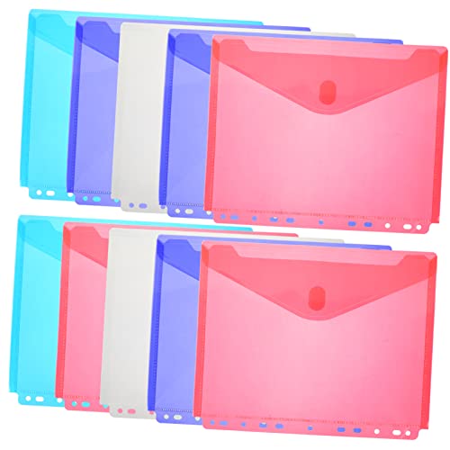 GRIRIW 10 Stück Aktenhalter durchsichtige Aufbewahrungstasche Dateiordner mit Befestigungsmittel Bücherregal storage boxes aufbwahrungs-box praktische Aktentaschen Dokumententasche pp GRIRIW 10 Stück Aktenhalter durchsichtige Aufbewahrungstasche Dateiordner mit Befestigungsmittel Bücherregal storage boxes aufbwahrungs-box praktische Aktentaschen Dokumententasche pp von GRIRIW