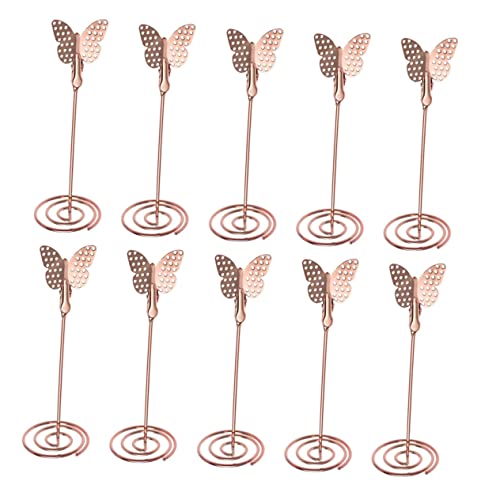 GRIRIW 10 Stück Hochzeitssitzhalter Fotoständer Tischkartenhalter Mit Namen Für Die Hochzeit Bildkartenhalter Tisch Nummer Silber Inhaber Der Tischnummer Gruß Kernstück Metall Rose Gold GRIRIW 10 Stück Hochzeitssitzhalter Fotoständer Tischkartenhalter Mit Namen Für Die Hochzeit Bildkartenhalter Tisch Nummer Silber Inhaber Der Tischnummer Gruß Kernstück Metall Rose Gold von GRIRIW