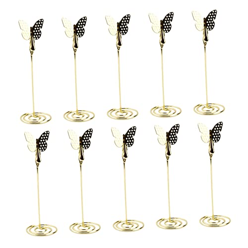 GRIRIW 10 Stück Hochzeitssitzhalter Tarot Gold Inhaber Tischnummer steht Tischdekoration für Partys visitenkarten halterung hochzeitsdeko cardholder Tischkartenhalter Fotoständer Metall GRIRIW 10 Stück Hochzeitssitzhalter Tarot Gold Inhaber Tischnummer steht Tischdekoration für Partys visitenkarten halterung hochzeitsdeko cardholder Tischkartenhalter Fotoständer Metall von GRIRIW
