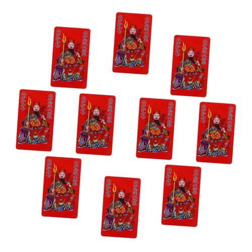 GRIRIW 10 Stück Jahr Von Tai Sui Und Snake Vermögenskarte Glücklich Tai-karte 2025 Allgemein Feng-shui-amulettkarten Jahr Der Schlangenkarte Tai Amulet 2023 So Klein Empfindlich Für Pvc von GRIRIW