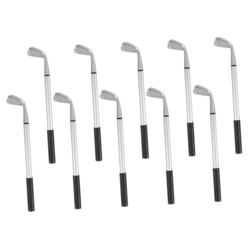 GRIRIW 10 Stück Teiliges Golf Kugelschreiber Metall Stifte für Büro Schreibwaren Hochwertige Golf Pen als Tischdekoration und für Golfliebhaber für Besondere Anlässe von GRIRIW