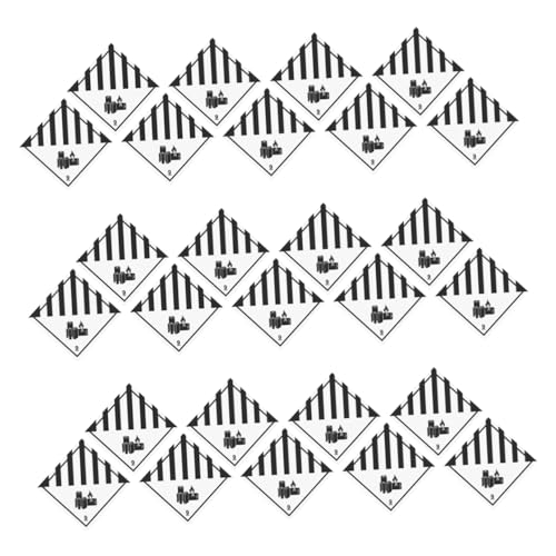 GRIRIW 100Stücke Gefahrgutetiketten Klasse Selbstklebende Vinylaufkleber für Batterieverpackungen und Klare Kennzeichnung für Gefährliche Materialien GRIRIW 100Stücke Gefahrgutetiketten Klasse Selbstklebende Vinylaufkleber für Batterieverpackungen und Klare Kennzeichnung für Gefährliche Materialien von GRIRIW