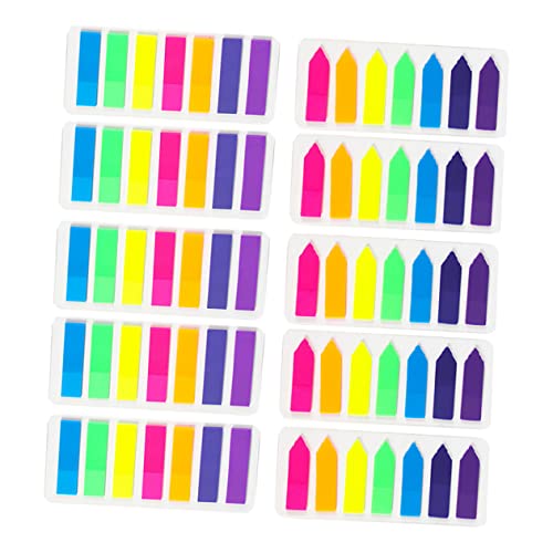 GRIRIW 10Stücke Pet Index Tabs Transparente Haftmarker Fluoreszierenden Wasserfeste Seitenmarkierer für Selbstklebend Einfach Repositionierbar GRIRIW 10Stücke Pet Index Tabs Transparente Haftmarker Fluoreszierenden Wasserfeste Seitenmarkierer für Selbstklebend Einfach Repositionierbar von GRIRIW