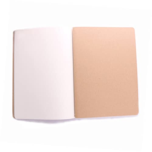 GRIRIW 12 Stück Kraftpapier Notizbuch Blanko Tagebuch für Kreatives Schreiben Zeichnen und Reisen im Horizontalen Layout für Freunde und Familie von GRIRIW