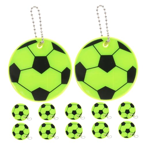 GRIRIW 12 Stück Reflektierende Fußball Schlüsselanhänger Pendant für Rucksäcke Nacht Sichtbarkeit als Mitgebsel für Kindergeburtstage und Fußballpartys GRIRIW 12 Stück Reflektierende Fußball Schlüsselanhänger Pendant für Rucksäcke Nacht Sichtbarkeit als Mitgebsel für Kindergeburtstage und Fußballpartys von GRIRIW