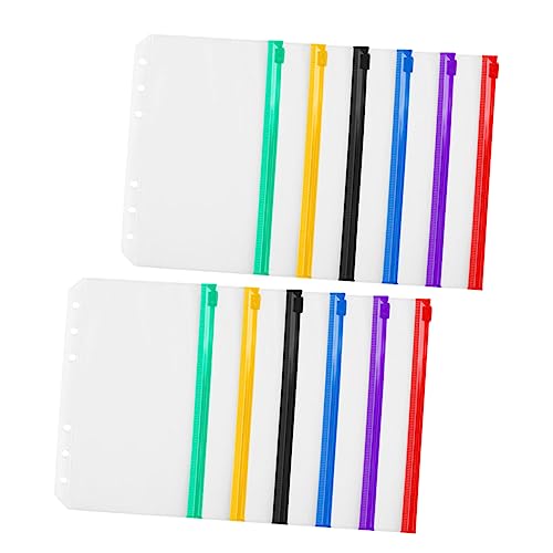 GRIRIW 12 Stück a6 Reißverschlusstasche Dokumententasche mit losen Blättern Bindemittel Taschen kreditkartenhalter credit card holder Blinder Ordner Bindetasche mit Reißverschluss PVC GRIRIW 12 Stück a6 Reißverschlusstasche Dokumententasche mit losen Blättern Bindemittel Taschen kreditkartenhalter credit card holder Blinder Ordner Bindetasche mit Reißverschluss PVC von GRIRIW