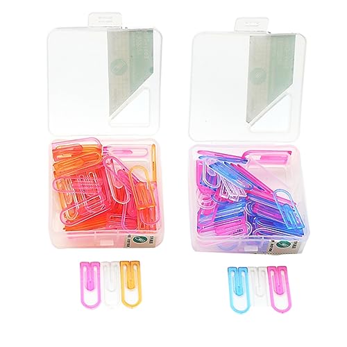 GRIRIW 120 Stück Abs Büroklammer Geformt Kreative Büroklammern Lesezeichen-clips Büroklammern in Leuchtenden Farben Büroklammern Plastikklammern Clips Buchmarker Papierclips GRIRIW 120 Stück Abs Büroklammer Geformt Kreative Büroklammern Lesezeichen-clips Büroklammern in Leuchtenden Farben Büroklammern Plastikklammern Clips Buchmarker Papierclips von GRIRIW
