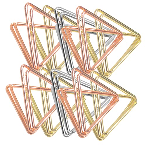 GRIRIW 15 Stück Bild-foto-clips Fotoclips in Dreiecksform Inhaber Memohalter Platzkarten Kartenhalterclip Platzieren Bildclips Ort Pflicht Kartenhalter Platzieren Memo-klemme Eisen von GRIRIW
