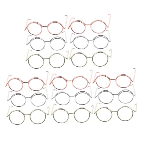 GRIRIW 15 Stück Puppenbrille Klare Brille Puppen Anziehbrille Runde Sonnenbrille Puppen Sonnenbrille Zubehör Puppen Anziehzubehör Trendige Sonnenbrille Mini Puppenbrille GRIRIW 15 Stück Puppenbrille Klare Brille Puppen Anziehbrille Runde Sonnenbrille Puppen Sonnenbrille Zubehör Puppen Anziehzubehör Trendige Sonnenbrille Mini Puppenbrille von GRIRIW