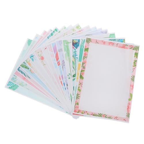 GRIRIW 160 Stück Druckerpapier Briefpapier mit Blumenrand frisches Briefpapier mit Rand Randbriefpapier calligraphy paper letter paper Briefpapier mit Randdesign Urlaubsbriefpapier GRIRIW 160 Stück Druckerpapier Briefpapier mit Blumenrand frisches Briefpapier mit Rand Randbriefpapier calligraphy paper letter paper Briefpapier mit Randdesign Urlaubsbriefpapier von GRIRIW