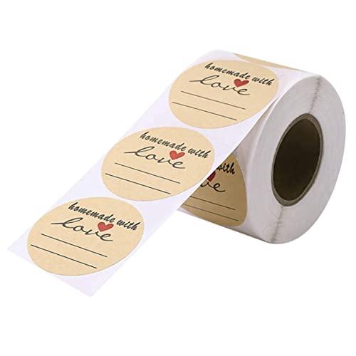 GRIRIW 1Rolle Selbstklebende Aufkleber für Große Labels Umweltfreundliche Backaufkleber für Kuchen und Süßigkeiten Hochzeiten Geburtstagsfeiern GRIRIW 1Rolle Selbstklebende Aufkleber für Große Labels Umweltfreundliche Backaufkleber für Kuchen und Süßigkeiten Hochzeiten Geburtstagsfeiern von GRIRIW