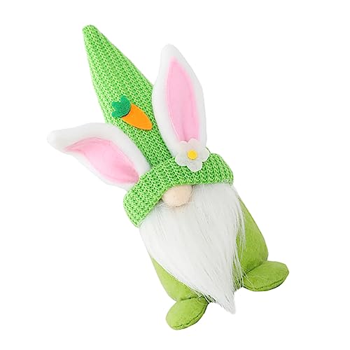 GRIRIW 1Stück Osterelfen Kaninchen Gnom Puppenverzierung Farbenfrohe Dekofigur Für Osterfest Dekoration Einzigartige Home Decoration Puppe von GRIRIW