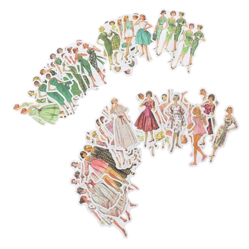 GRIRIW 2 Packungen Dekorative Aufkleber Für Die Tasche Doppelt Scrapbooking-aufkleber Zeitschrift Etikett Scrapbook-tagebuch-kit Müll Punkt Vintage Lady Sticker Gothic Zubehör Papier GRIRIW 2 Packungen Dekorative Aufkleber Für Die Tasche Doppelt Scrapbooking-aufkleber Zeitschrift Etikett Scrapbook-tagebuch-kit Müll Punkt Vintage Lady Sticker Gothic Zubehör Papier von GRIRIW