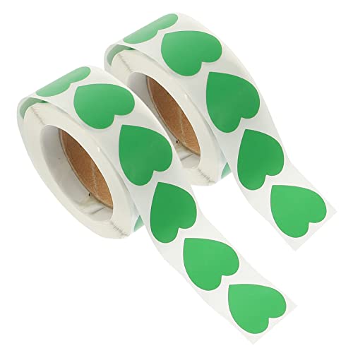 GRIRIW 2 Rollen Valentinstag Herz Aufkleber Selbstklebende Herz Sticker Dekorative Siegel Aufkleber für Umschläge Geschenkverpackung Hochzeit Party GRIRIW 2 Rollen Valentinstag Herz Aufkleber Selbstklebende Herz Sticker Dekorative Siegel Aufkleber für Umschläge Geschenkverpackung Hochzeit Party von GRIRIW