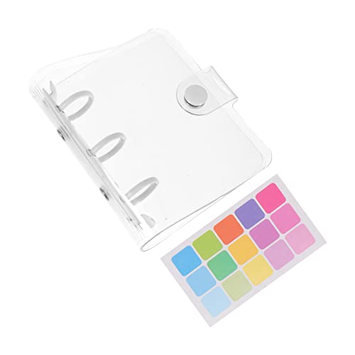 GRIRIW 2 Stück Loseblattbuch Mini Schule Papier Abdeckung Ärmel Kleiner Notizblock Mit Losen Blättern Loch Loses Blatt Journaling Zeitschrift Spiral- Bindemittel Kleiner Ordner Pvc Weiß GRIRIW 2 Stück Loseblattbuch Mini Schule Papier Abdeckung Ärmel Kleiner Notizblock Mit Losen Blättern Loch Loses Blatt Journaling Zeitschrift Spiral- Bindemittel Kleiner Ordner Pvc Weiß von GRIRIW