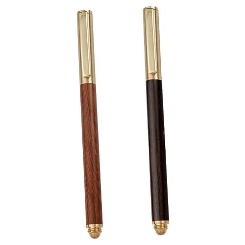 GRIRIW 2 Stück Stift gel ink pen schreibutensilien kugelschreibermine office supplies kugleschreiber Business Pen tragbarer Business-Kugelschreiber Geschäftszubehör Schreibzubehör hölzern GRIRIW 2 Stück Stift gel ink pen schreibutensilien kugelschreibermine office supplies kugleschreiber Business Pen tragbarer Business-Kugelschreiber Geschäftszubehör Schreibzubehör hölzern von GRIRIW