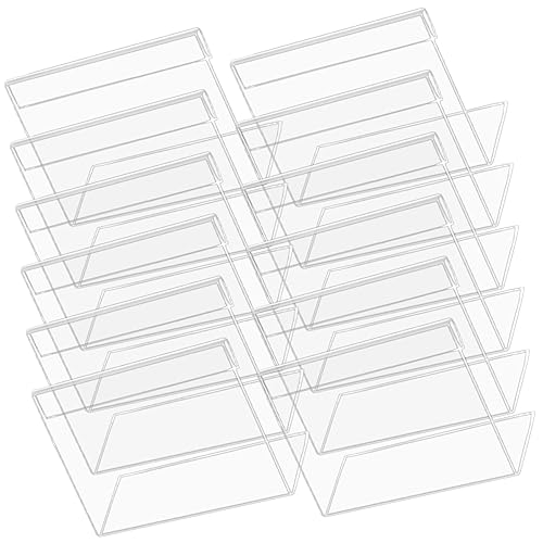 GRIRIW 20 Stück Acryl Tischkartenhalter für Hochzeiten Wiederverwendbare Transparente Tischnummernschilder für DIY Hochzeitsdeko für Sitzordnung und Namensschilder von GRIRIW