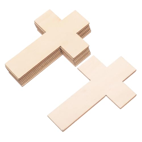 GRIRIW 20 Stück Unbehandelte Holz Kreuz Ausschnitte für Bastelarbeiten DIY Deko für Ostern Halloween und Festlichkeiten für Kunstprojekte GRIRIW 20 Stück Unbehandelte Holz Kreuz Ausschnitte für Bastelarbeiten DIY Deko für Ostern Halloween und Festlichkeiten für Kunstprojekte von GRIRIW