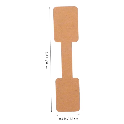 GRIRIW 200 Stück Selbstklebende Braune Kraftpapier Preisschilder Rechteckige Schmuck Etiketten Blanko Preisaufkleber für Halsketten Ringe Quadratisch Langlebige Aufkleber zum Beschriften GRIRIW 200 Stück Selbstklebende Braune Kraftpapier Preisschilder Rechteckige Schmuck Etiketten Blanko Preisaufkleber für Halsketten Ringe Quadratisch Langlebige Aufkleber zum Beschriften von GRIRIW