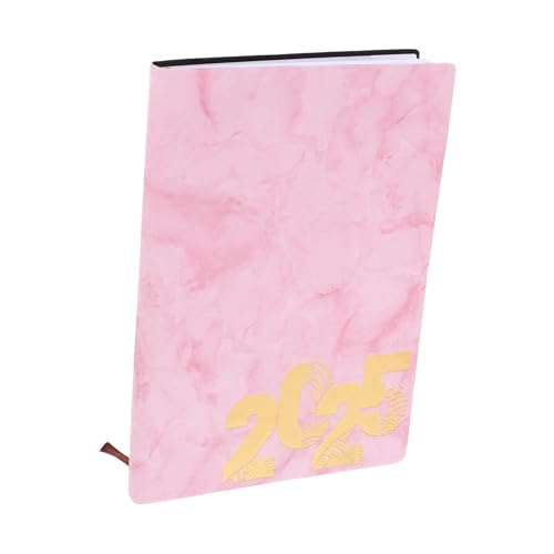 GRIRIW 2025 bürobedarf Kalender zeitmanagement ästhetisches notizbuch Budgetplaner und Monatsrechnungsorganisator Planer täglich Notizblock Bürodekoration für Frauen machen Papier Rosa von GRIRIW