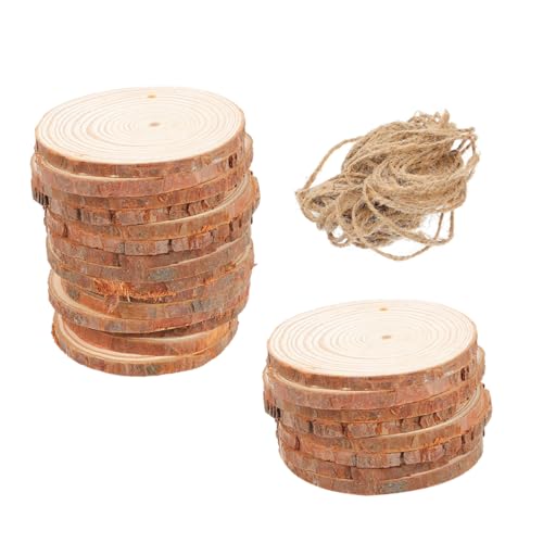 GRIRIW 25 Stück Natürliche Rinde mit Seil Diy Holzstücke für Weihnachtsdekoration Bastelprojekte Gruppenaktivitäten GRIRIW 25 Stück Natürliche Rinde mit Seil Diy Holzstücke für Weihnachtsdekoration Bastelprojekte Gruppenaktivitäten von GRIRIW