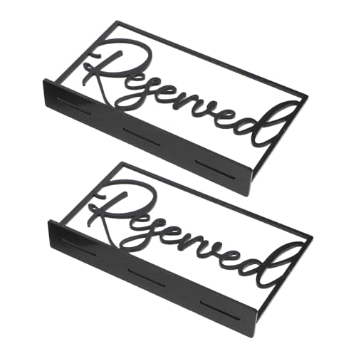 GRIRIW 2Stücke Reserviert Schilder Für Hochzeiten Und Partys Tischaufsteller Für Restaurant Und Büro Reservierungstafeln Für Gäste von GRIRIW