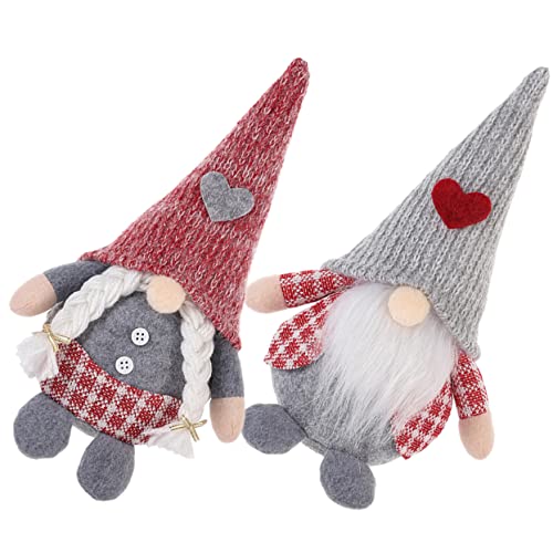 GRIRIW 2stücke GNOME Deko Figuren Für Valentinstag Niedliche Puppen Herzmotiv Für Heimdekoration Tisch Und Fensterdeko Für Romantische Anlässe GRIRIW 2stücke GNOME Deko Figuren Für Valentinstag Niedliche Puppen Herzmotiv Für Heimdekoration Tisch Und Fensterdeko Für Romantische Anlässe von GRIRIW