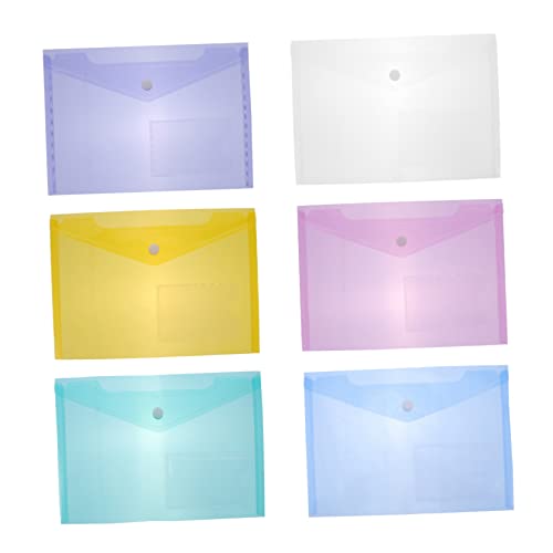 GRIRIW 30 Stück Dokumentenmappe Transparente Dokumententaschen mit Druckknopf für Büro Schule und Reisen Leicht Reißfest und Vielseitige Aufbewahrung für Unterlagen und Zufällige Farbe GRIRIW 30 Stück Dokumentenmappe Transparente Dokumententaschen mit Druckknopf für Büro Schule und Reisen Leicht Reißfest und Vielseitige Aufbewahrung für Unterlagen und Zufällige Farbe von GRIRIW