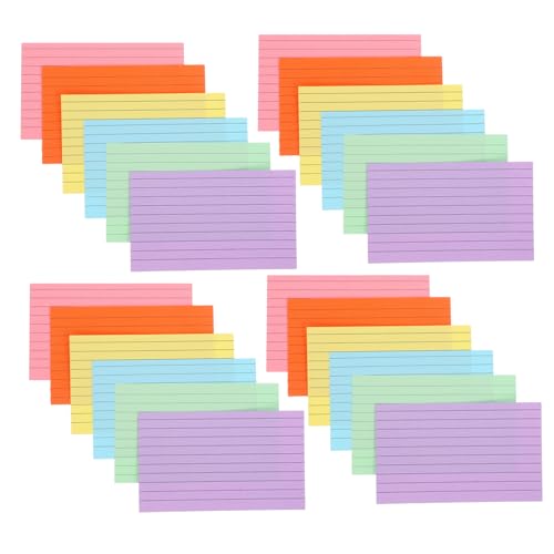 GRIRIW 300 Stück Linierte Farbindexkarten Doppelseitig für Lernen Büro Persönliche Notizen Notizkarten Orange Hellgrün Hellgelb Hellblau Helllila für Organisation und Studium GRIRIW 300 Stück Linierte Farbindexkarten Doppelseitig für Lernen Büro Persönliche Notizen Notizkarten Orange Hellgrün Hellgelb Hellblau Helllila für Organisation und Studium von GRIRIW