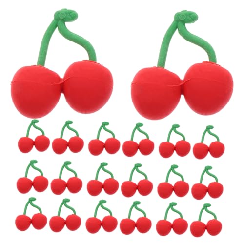 GRIRIW 30Stücke Mini Radiergummis Für Süße Fruchtmuster Radierer Für Schule Kreative Bastelprojekte Partygeschenke Für Niedliche Radiergummis Für Schulbedarf Und Mitgebsel von GRIRIW