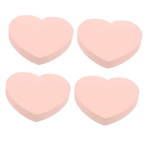 GRIRIW 4 Liebes-Haft notiz Notizblöcke für die Schule Notizblöcke zum Valentinstag Aufkleber für Schulnotizen Herz Notizblock Home-Memo-Aufkleber Memo -Pads Papier Rosa von GRIRIW