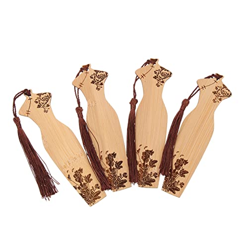 GRIRIW 4 Stück Cheongsam-lesezeichen Geschnitzte Tags Festival-papiermarker Souvenir-lesezeichen Chinesische Vintage-tags Etiketten Schnitzen Dekorative Tags Buchmarkierungen Hölzern GRIRIW 4 Stück Cheongsam-lesezeichen Geschnitzte Tags Festival-papiermarker Souvenir-lesezeichen Chinesische Vintage-tags Etiketten Schnitzen Dekorative Tags Buchmarkierungen Hölzern von GRIRIW