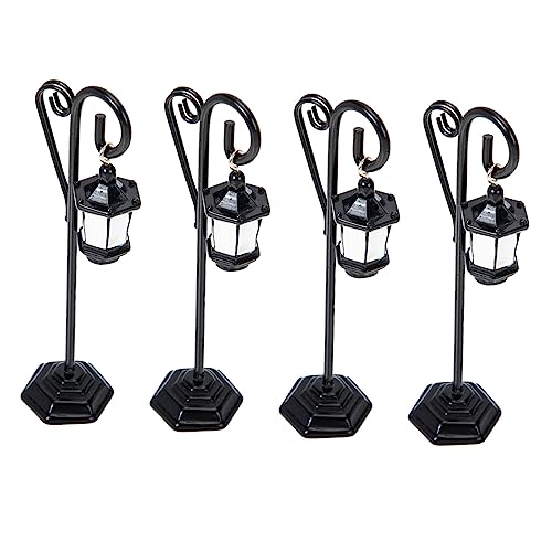 GRIRIW 4 Stück Straßenlaternen Clip Geschäftsständer Fotobaumhalter Clip Sitzgelegenheiten Tischkartenhalter Fächer Hochzeitstisch Namenshalter Memokarten Dekorationen Für von GRIRIW