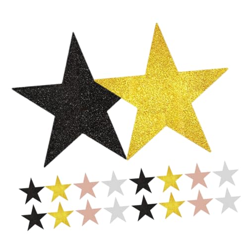 GRIRIW 40Stücke Glitzernde Stern Ausschnitte Aus Fünfzackige Sterne Roségold Und Deko Für Hochzeiten Partys Und Klassenzimmer Wände von GRIRIW
