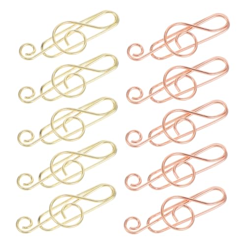 GRIRIW 40Stücke Musiknoten Büroklammern Metall Lesezeichen Clips Kreative Papiernadeln für Büro Schule und Zuhause Langlebige Klammern im Einzigartigen Musikdesign GRIRIW 40Stücke Musiknoten Büroklammern Metall Lesezeichen Clips Kreative Papiernadeln für Büro Schule und Zuhause Langlebige Klammern im Einzigartigen Musikdesign von GRIRIW