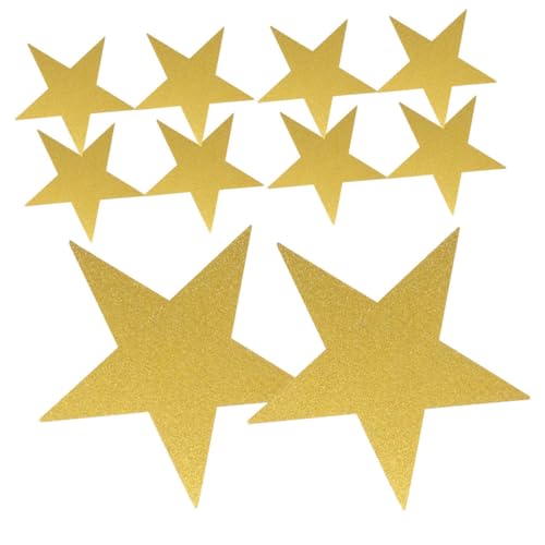 GRIRIW 48 Stück Teiliges Papierstern Ausschnitte für Klassenzimmer Dekoration Glitter Bastelmaterial für Diy Projekte Kreative Wandverzierungen für Altersgruppen von GRIRIW