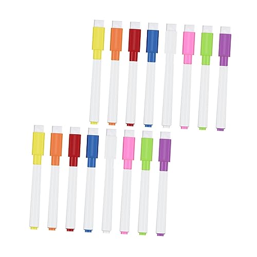 GRIRIW 48Stücke Magnetische Whiteboard Marker Mit Radiergummi Feinspitze Abwischbare Marker Für Schule Büro Und Zuhause Wasserlöslich Für Kreative Anwendungen von GRIRIW