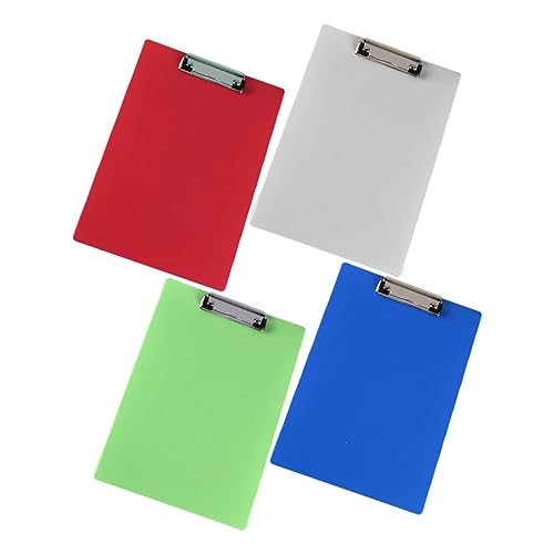 GRIRIW 4Stücke Multifunktions Zwischenablage Praktische Klemmbrett Clips aus Robustem Material für Büro Schule und Tragbar Leicht und Stabil Zufällig GRIRIW 4Stücke Multifunktions Zwischenablage Praktische Klemmbrett Clips aus Robustem Material für Büro Schule und Tragbar Leicht und Stabil Zufällig von GRIRIW