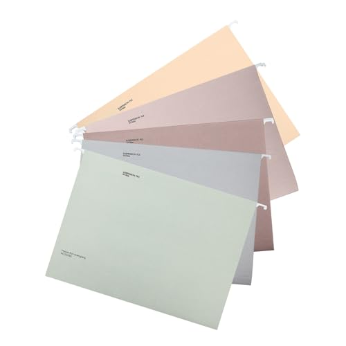 GRIRIW 5 Stück Hängemappen Tragbare Datei Organizer für Büro und Zuhause Stabil und Langlebig Schnellen Ablage von Dokumenten GRIRIW 5 Stück Hängemappen Tragbare Datei Organizer für Büro und Zuhause Stabil und Langlebig Schnellen Ablage von Dokumenten von GRIRIW