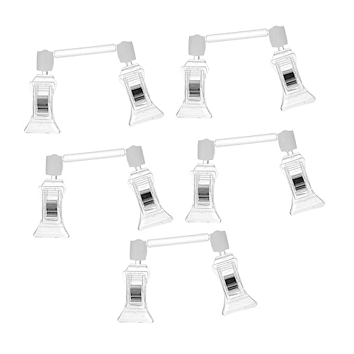 GRIRIW 5 Stück Preisetikettenhalter Clips Robuster Werbeaufsteller für Supermärkte Tischaufsteller und Informationsdisplay für Restaurants und Geschäfte GRIRIW 5 Stück Preisetikettenhalter Clips Robuster Werbeaufsteller für Supermärkte Tischaufsteller und Informationsdisplay für Restaurants und Geschäfte von GRIRIW