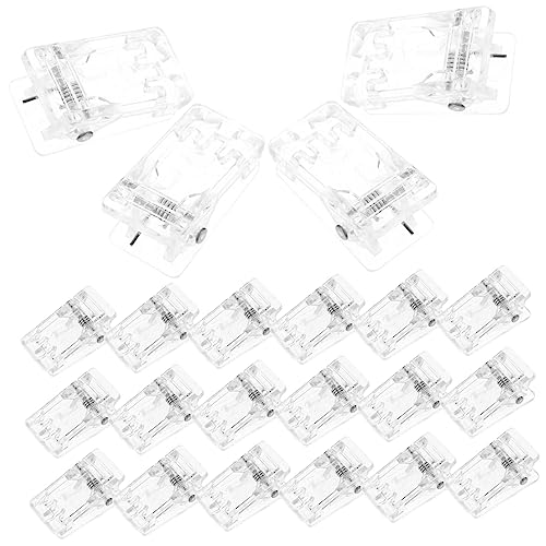 GRIRIW 50 Stück Etikettenordner Büroklammern Papier Binder Büroklammern Großbinderklammern Binderclip Zwischenablage evengers event card holder Inhaber des Passes Markeninhaber Metall von GRIRIW