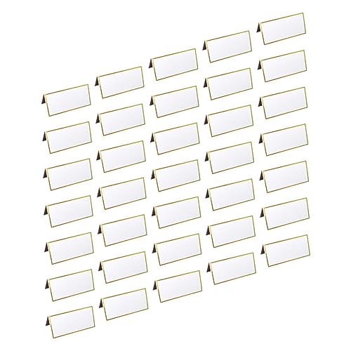 GRIRIW 50 Stück Grenzplatzkarte Hochzeit Ort Zeichen Gruß wedding decoration desk decoration Eventkarten Veranstaltungskarten Tischkarten Platzkarten reservierte Karten das Papier von GRIRIW
