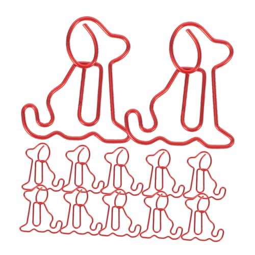 GRIRIW 50 Stück Niedliche Büroklammer Lesezeichen-clips Kleine Büroklammern Dekorative Clips Lesezeichen Büroklammer Büroklammern Gefärbt Neuartige Büroklammern Katze Büroklammer Metall von GRIRIW