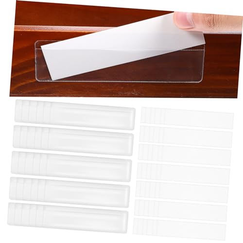 GRIRIW 50Stücke Selbstklebende Etikettenhalter für Regale Transparente Taschen mit Papieretiketten für Büro Lager und Klassenzimmer GRIRIW 50Stücke Selbstklebende Etikettenhalter für Regale Transparente Taschen mit Papieretiketten für Büro Lager und Klassenzimmer von GRIRIW